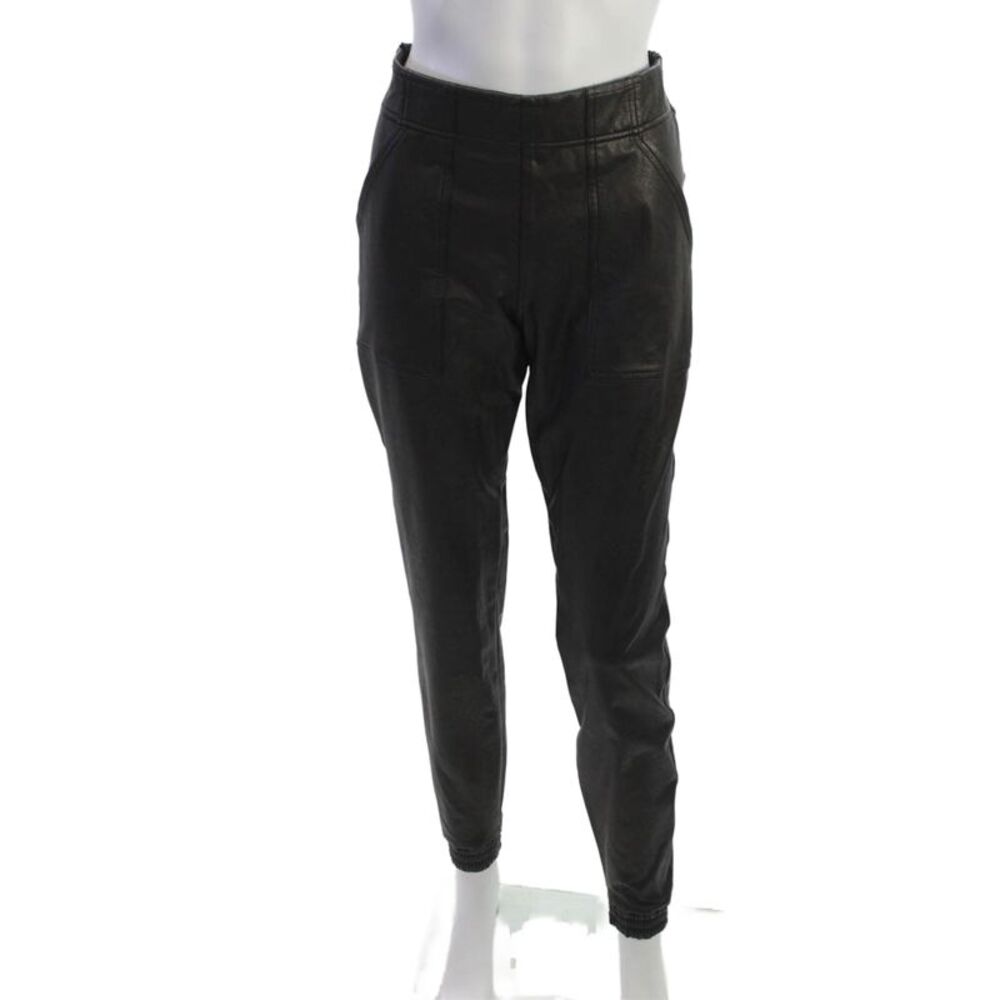 Spanx by Sara Blakely Women Jogger Pants Black Polyester Blend Size S